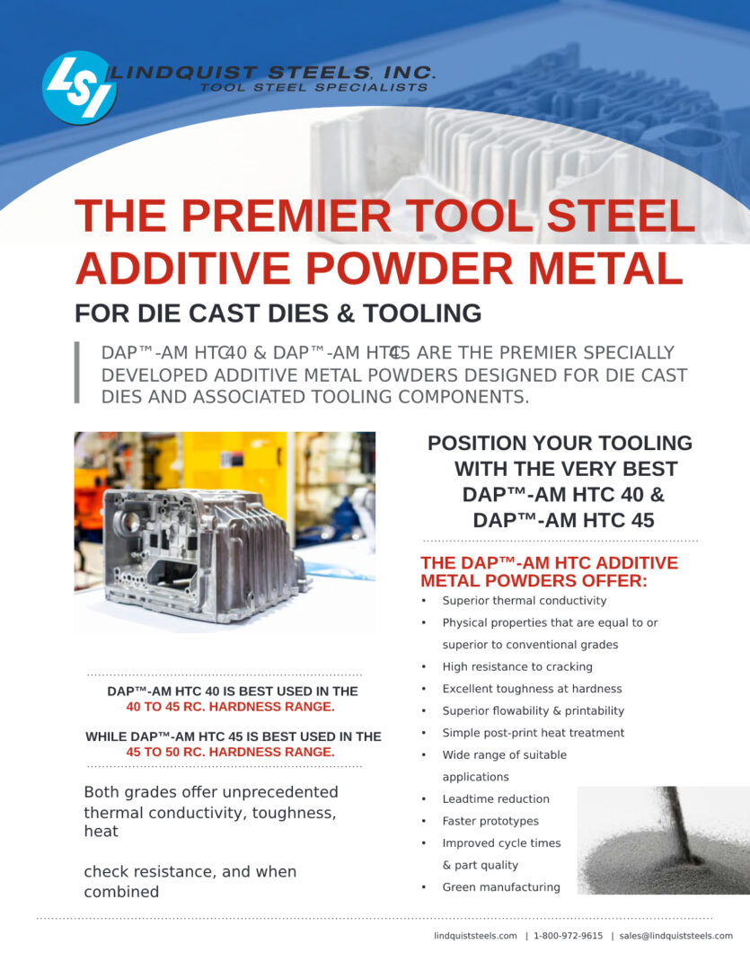 LSI-CB Steel HTC Additive <br>Metal Powders for Di